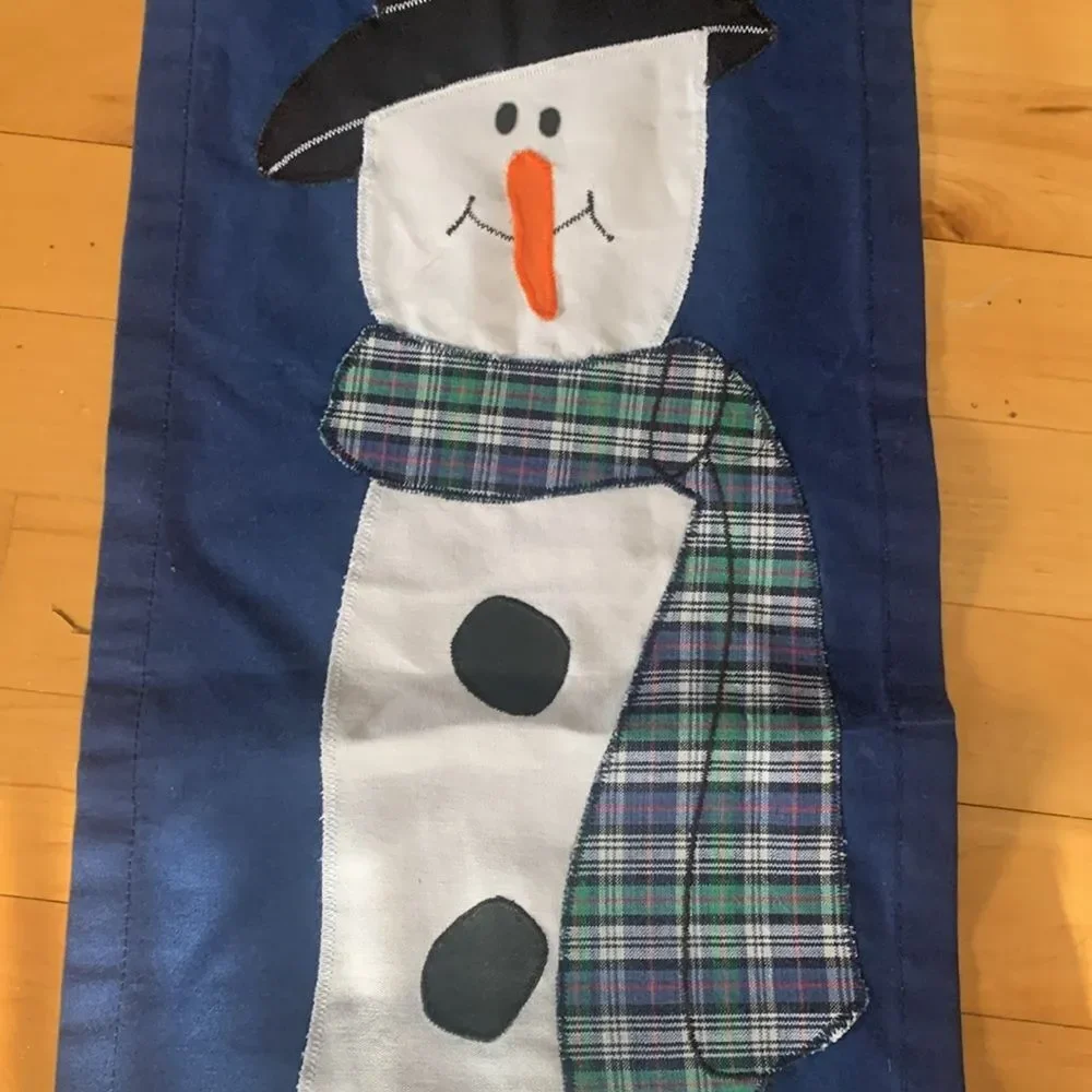 Snowman Light Pole Flag